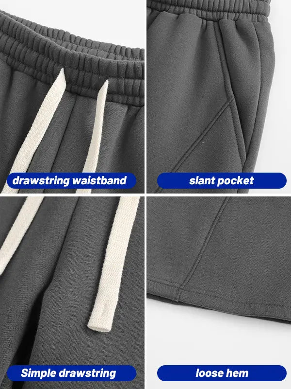 (4-Pack)Men's Solid Pocket Lightweight Breathable Casual Workout Shorts