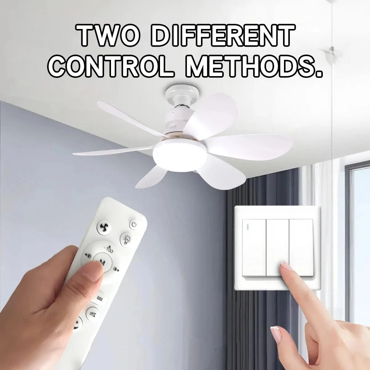 QuietGlow LED Ceiling Fan Light