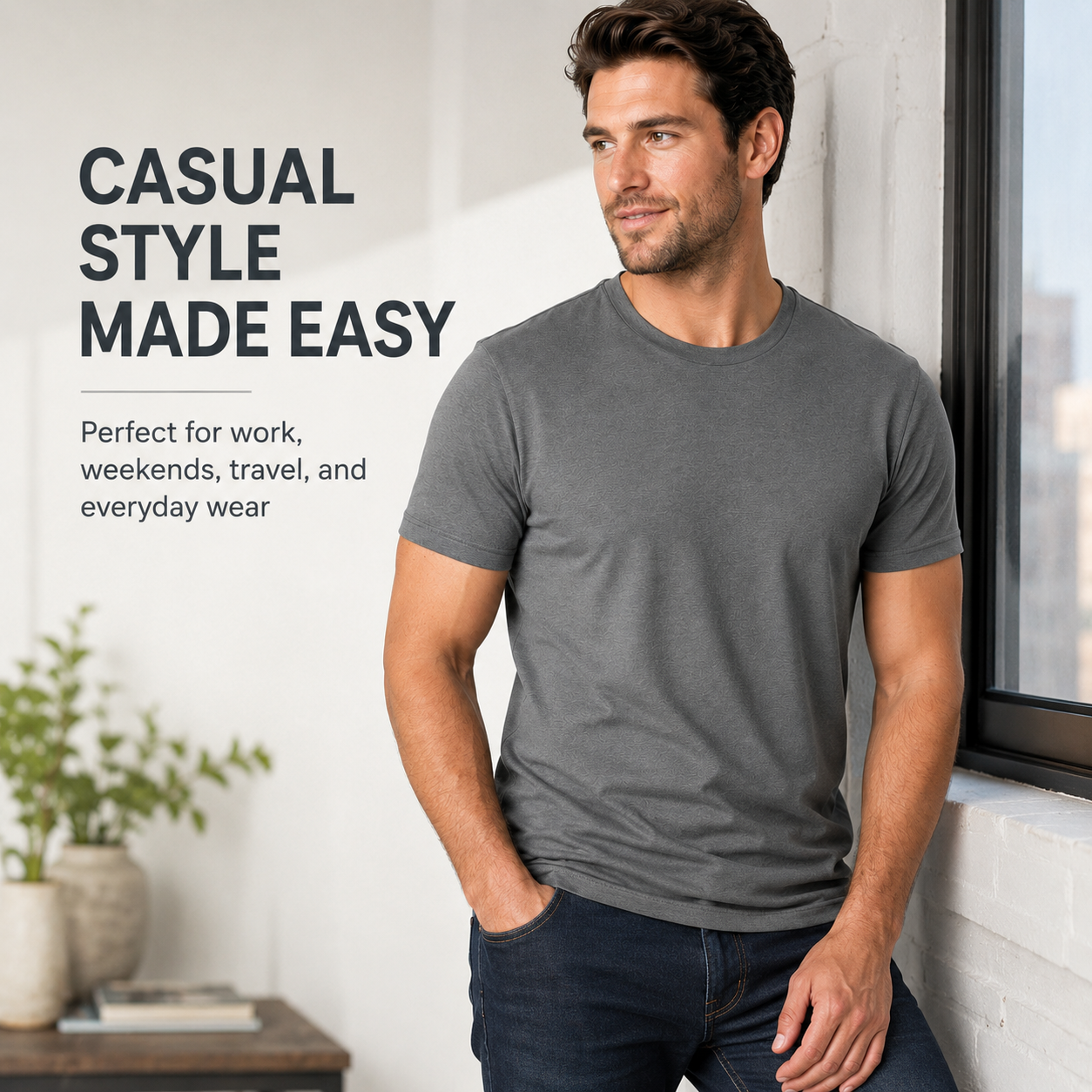 Everyday Cotton Crew Tee