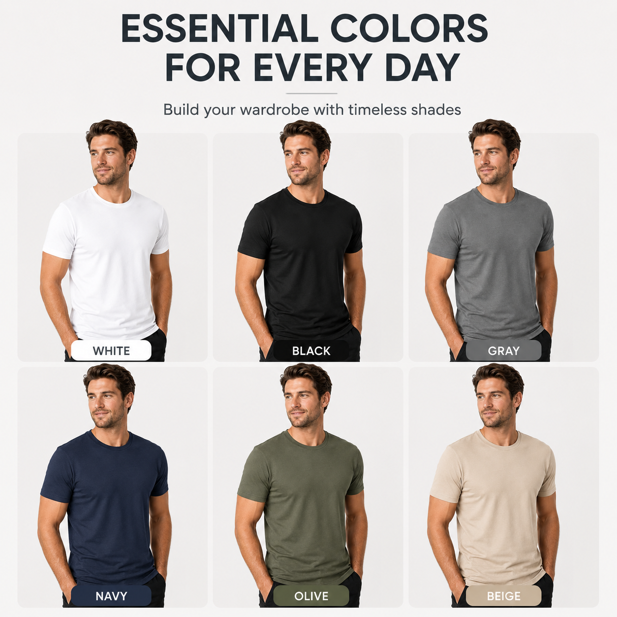 Everyday Cotton Crew Tee